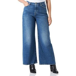 7 For All Mankind Dames Jeans, blauw (mid blue), 24