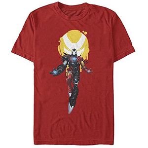 Marvel - IRON VENOM W SYMBOL Unisex Crew neck T-Shirt Red L