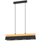 EGLO Tarrafo Hanglamp - E27 - 88 cm - Zwart/Bruin