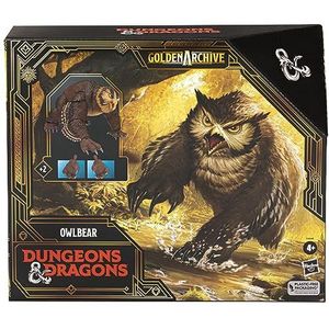 hasbro Dungeons & Dragons Golden Archive Owlbear Figuur, 21 cm