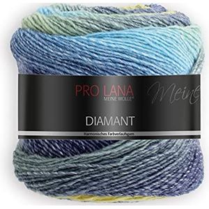 Pro Lana Diamant kleur 90, wol met kleurverloop, 1 bol = 1 sjaal, 150 g, 525 m