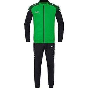JAKO Heren trainingspak Polyester Performance, zacht groen/zwart, L