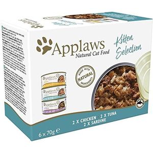 Applaws Cat Tin Multipack (6x70g) Kitten Mixed Selection