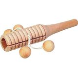 Goki UC906 Muziekinstrument, geluidsblok met 4 houten ballen
