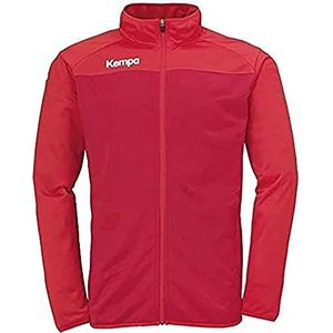 Kempa Prime Poly Jacket Handbaljas voor heren, rood chili/rood, M