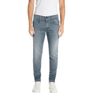 Replay Anbass Hyperflex Eco Plus Slim Fit Jeans voor heren, 096, medium grijs, 40W x 36L