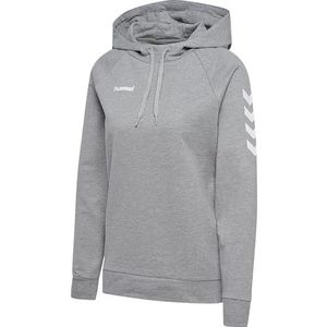 Hummel - HMLGO COTTON HOODIE WOMAN - Hoodie - Geen Kleur - 80% Katoen, 20% Polyester