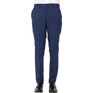 SELECTED HOMME Male broek lichte linnen mix vezel, Estate Blue, 56
