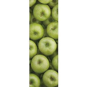 PLAGE KITCHEN stickers voor keukens en koelkast-groene appel-180 x 59,5 cm, vinyl, kleurrijk, 180 x 0,1 x 59,5 cm