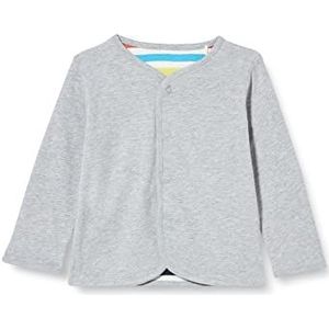 s.Oliver Junior Boy's sweatshirt jas met omkeerfunctie, grijs, 62, grijs, 62 cm