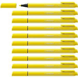 Fineliner - STABILO pointMax - 10 stuks - citroen geel