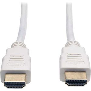 Tripp Lite P568-006-WH Tripp Lite High Speed HDMI-kabel, grijper stekker, 4K (stekker/stekker), wit, 1,8 m (P568-006-WH)