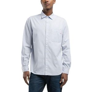 Replay Regular fit overhemd voor heren, 579 Sky Grey, XXL