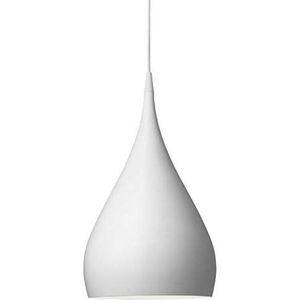 209230EU hanglamp, 220/240 V, 50 Hz, lampenkap van aluminium, Spinning BH1, wit, 25 x 25 x 45 cm