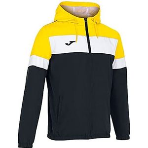 Joma - Crew IV - Waterdichte Jas - Zwart/Geel