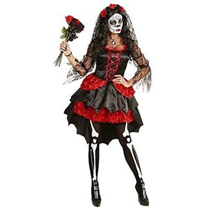 DIA DE LOS MUERTOS BRIDE"" (jurk, flower veil) - (S)