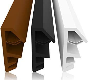 Bruine Raamafdichting, 10 Meter, Groefbreedte 5 mm, 12 mm Gevouwen, TPE-Rubber, Hoogwaardige Houten Raamafdichting, Tochtbescherming (Bruin, 10 m)