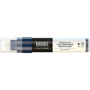 Liquitex 4610320 Professional Paint Acryl - Marker acrylverf, lichtecht - Brede punt - 8-15mm, Prussian Blue Hue