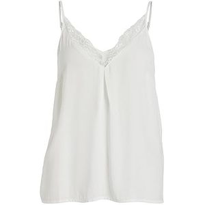 Bestseller A/S Vicava Lace Singlet/Su-Noos kanten top voor dames, cloud dancer, 40