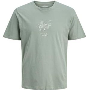 JACK & JONES Jjkai Tee Ss Crew Neck, Iceberg Green., XL