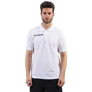 givova MA005-0003-6XS Poloshirt, wit, 6XS voor heren