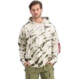 Alpha Industries Tie Dye Hoody voor heren Dark Olive