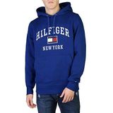 Tommy Hilfiger Heren Modern Varsity Hoody, Bold Blue, S, Vet Blauw, S