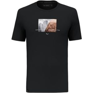 SALEWA Pure Design Dry T-Shirt Men, Black Out, L