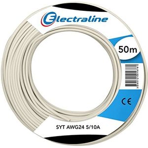 Electraline LMF901516764 kabelkrans SYT AWG24, 5/10A, 50 m, ivoorkleurig