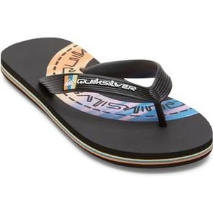 Quiksilver Molokai Art sandalen voor jongens, zwart-wit/zwart., 28 EU