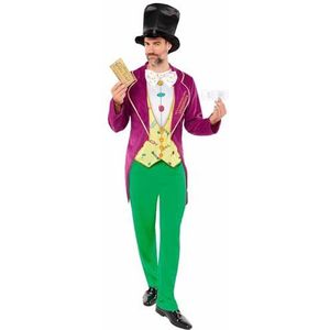 Amscan 9916193 - Officieel gelicentieerd Roald Dahl Willy Wonka Volwassenen Wereldboek Dag Kostuum Maat: M