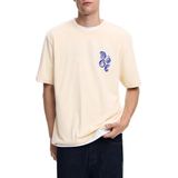 Desigual - T-shirt - Multicolor - Korte Mouwen - Paisley-Graphic