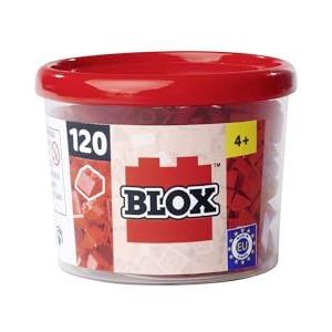 Simba Blox 120 dakstenen in rood, bouwstenen voor kinderen vanaf 3 jaar, hoge kwaliteit, klembouwstenen, volledig compatibel met vele andere fabrikanten
