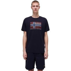 NAPAPIJRI Man Semiles T-shirt met korte mouwen BLAUWE MARINE S