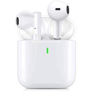 Bluetooth hoofdtelefoon, draadloze hoofdtelefoon met microfoon, hifi stereo geluid in-ear hoofdtelefoon, bluetooth, IPX7 waterdicht, 35 uur speeltijd, touch-controle, ruisonderdrukking voor bellen