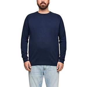 s.Oliver heren trui, blauw, 3XL Grote maten