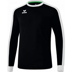 Erima uniseks-volwassene Retro Star shirt lange mouwen (3142106), zwart/wit, L