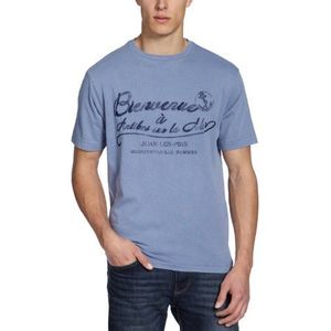 LERROS heren t-shirt 2243079, blauw (Cloud 463), 50 NL