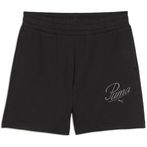 PUMA ESS Script Hoge Taille Shorts 5