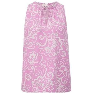 Blouse - Blouseshirt - Viscose - Bloemenprint - Mouwloos