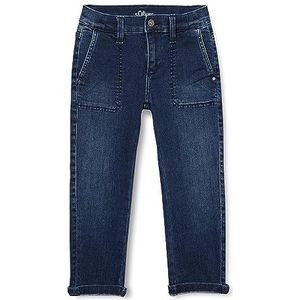 s.Oliver Junior Jongens Jeans Broek, Regular Fit Tapered Leg Blue 104, blauw, 104 cm