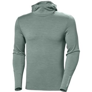 Helly Hansen Heren LIFA® Merino Midweight 2-in-1 Base Layer Hoodie, 489 Cactus, XXL