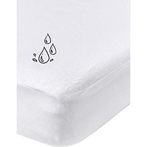 Meyco Home waterdicht hoeslaken eenpersoonsbed - white - 90x210/220cm