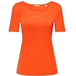 ESPRIT T-shirt voor dames, 635/oranje-rood, S