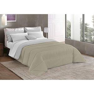 Italian Bed Linen Basic winterdekbed, dubbel, lichtgrijs/turtelduif