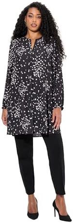 Ulla Popken Tuniek  zwart / wit