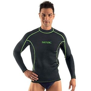 Seac Fit Long, 2 mm neopreen shirt met lange mouwen, Ideaal als onderhemd voor scubaduiken of rashguard tijdens het zwemmen of surfen