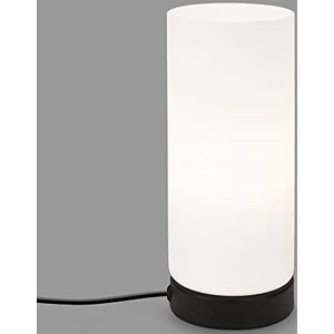 Briloner Lampen - tafellamp, tafellamp incl. kabelschakelaar, 1x E14, max. 25 Watt, wit-zwart, 100x250mm (DxH)