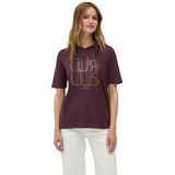 CECIL - Hoodie - Zwart - Katoen-Modaalmix