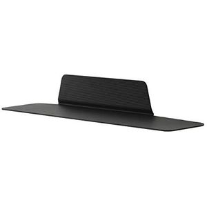 Normann Copenhagen Jet rek van gepoedercoat aluminium in de kleur zwart, afmetingen: 80 cm x 21 cm x 11 cm, 600993